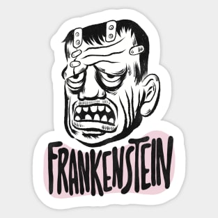 Frankenstein Monster by Bad Taste Forever Sticker